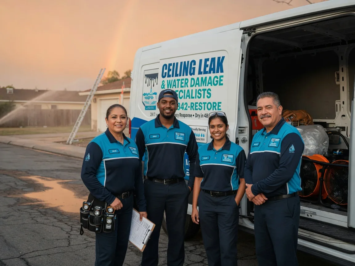 Ceiling Leak Cleanup company in Prudenville, MI
