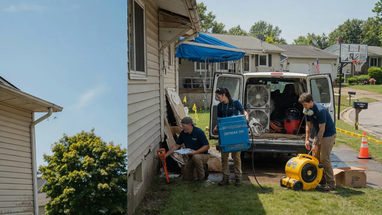 Ceiling Leak Cleanup in Prudenville, MI near me